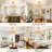 Depuley Bedroom Ceiling Fan With Lights: 20" Gold Chandelier Small Fan With Remote Control - Modern Flower Fandelier For Girl's Bedroom Living Room Kitchen