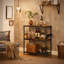 Kitchen Island Shelf, Baker's Rack, Microwave Oven Stand, With Metal Frame