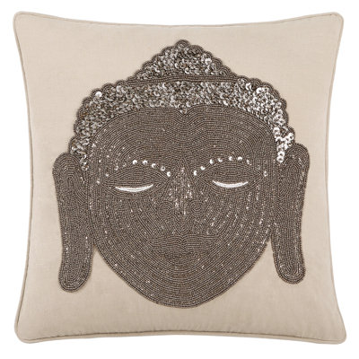 Coussin décoratif décoratif Buddha Head