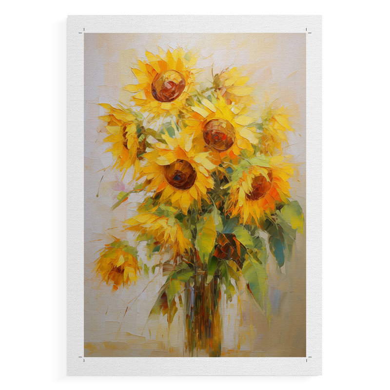 Série FLORAL CDLXII - Impression sur toile seulement - NON CADRE, H 12 po x l 8 po