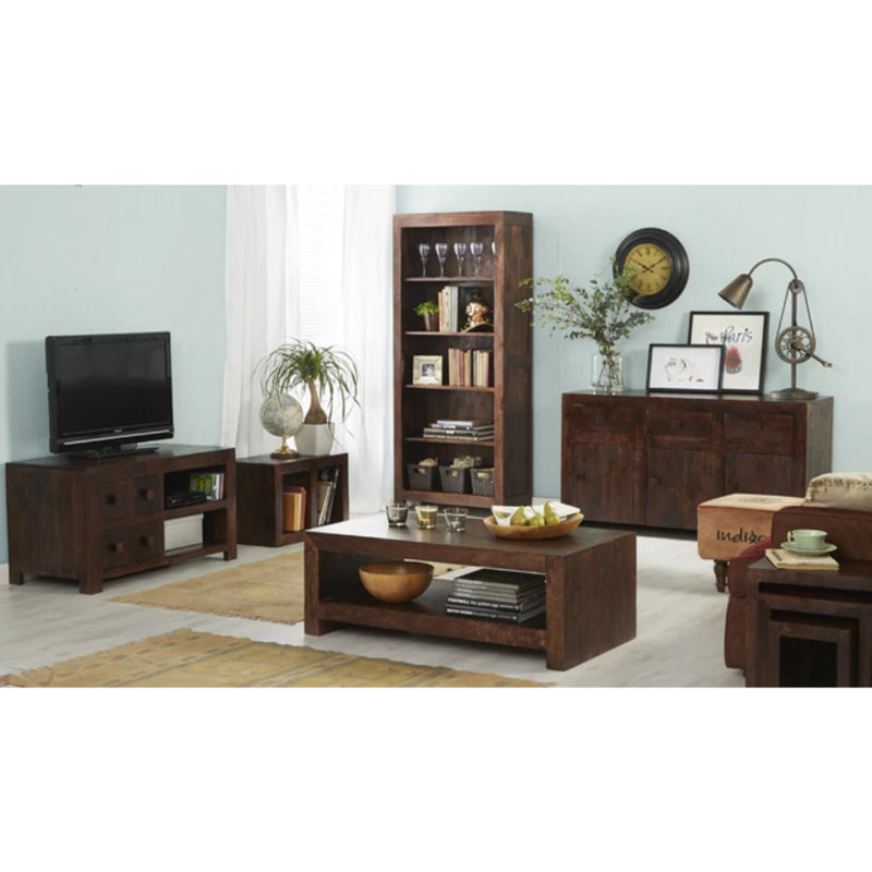 Hayden Solid Wood Solid Wood Coffee Table with Storage