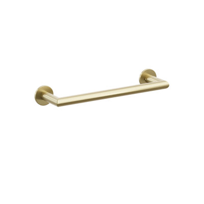 Modern Tubular Brass Wall Towel Bar