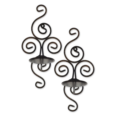 Appliques de bougie à défilement