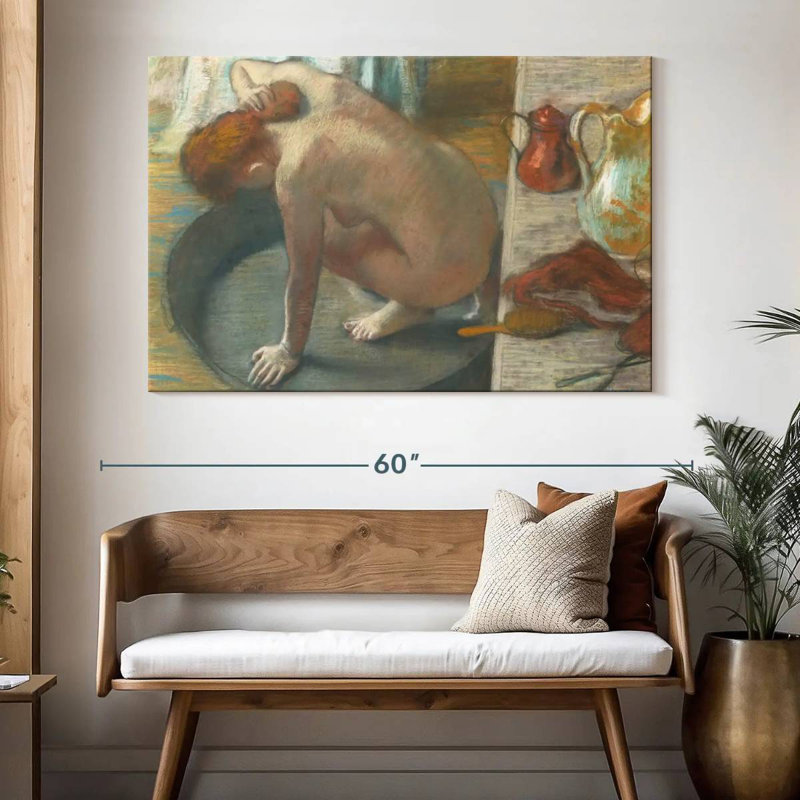 La baignoire, H 34 po x l 51 po
