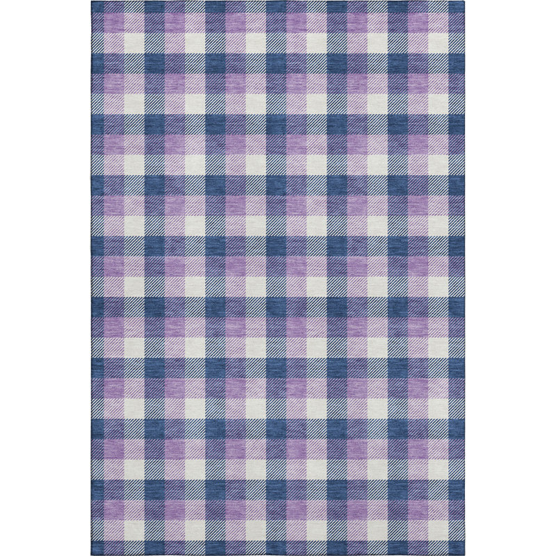 Tapis écossais de qualité supérieure lavable à la machine Crumley AMF1053, Rectangle 9 pi x 12 pi