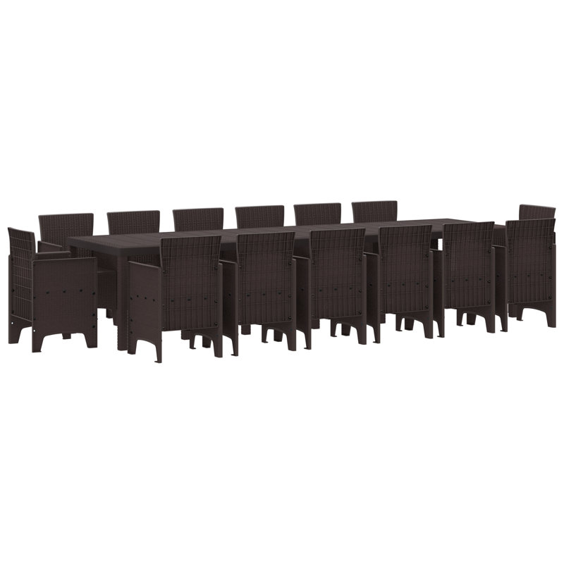 Ensemble repas 15 pièces vidaXL