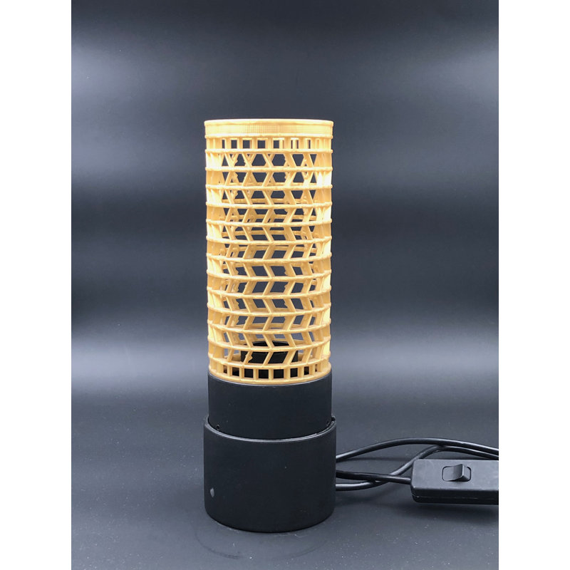 Table Lamp, Black, Fuchsia