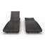 Ensemble de chaise longue d'extérieur en osier Selena-1084076517