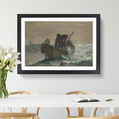 The Herring Net by Winslow Homer - Picture Frame Painting