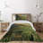Bunny Farmhouse / Country Polyester Coverlet