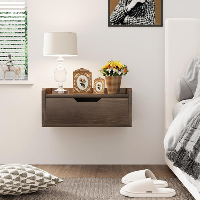 Table de chevet flottante, tablette de chevet murale, petite ...