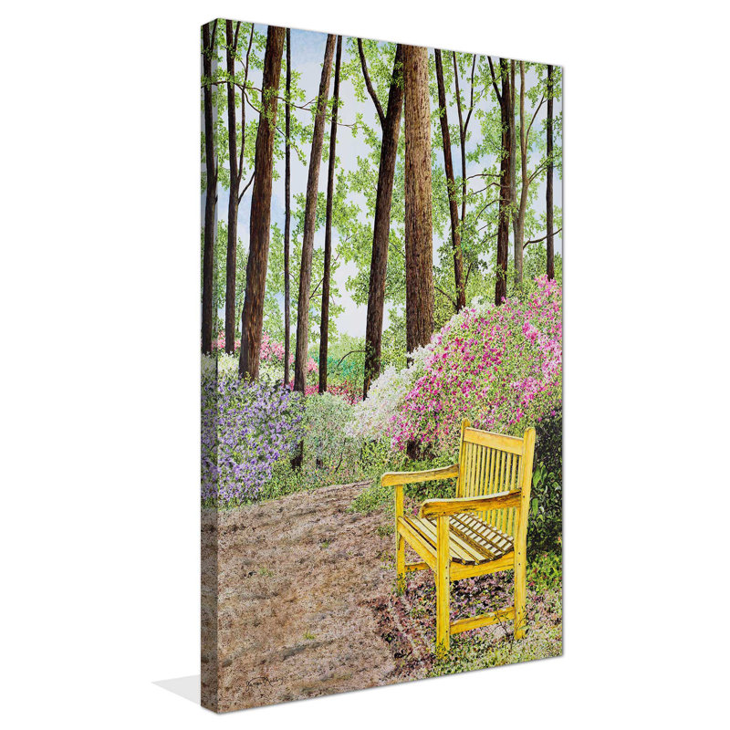 «Nature Walks», reproduction de peinture acrylique, H 30 po x l 18 po x P 1 po, Toile tendue