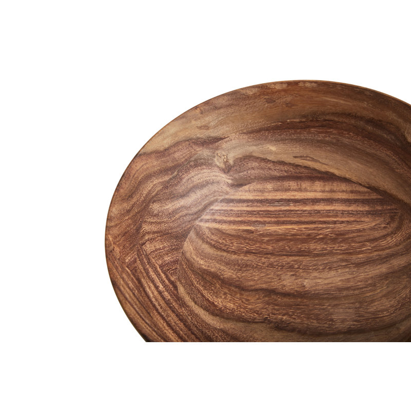 Amiela Wood Decorative Bowl