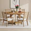 Table de salle à manger ronde pour 4 avec chaises, ensemble de table de salle à manger extensible avec rallonge centrale amovible de 16 po, ensemble de table de salle à manger rétro 5 pièces à motif géométrique unique pour la cuisine et la salle à manger-399987205
