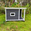 Chenil d'extérieur pour chiot, cage imperméable pour chien, niche pour chien en bois avec terrasse