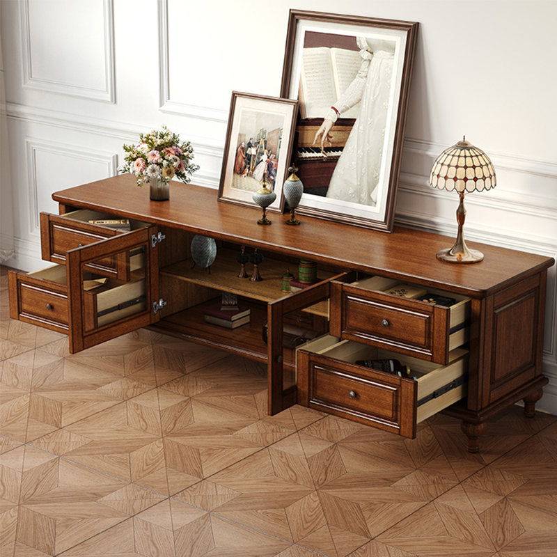 Meuble télé de salon de style américain, 62.99"