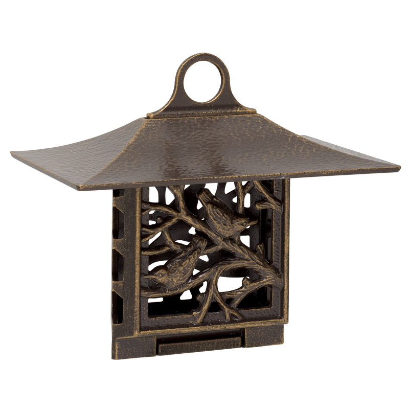 Nuthatch Suet Bird Feeder, French Bronze