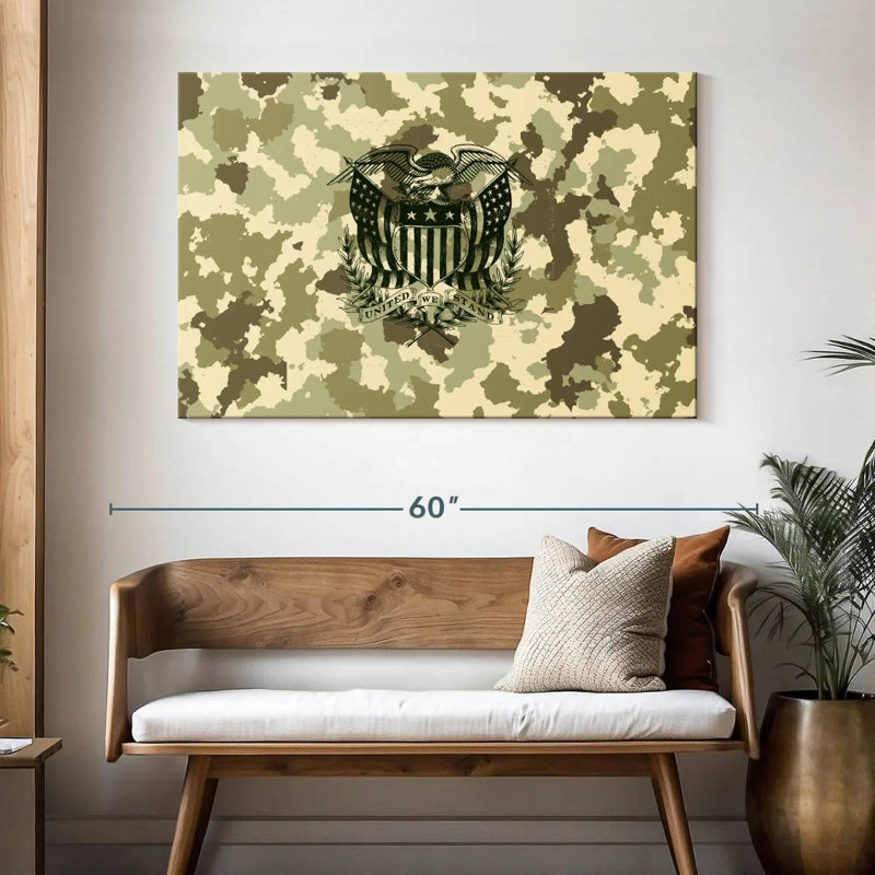 Lelar American Eagle Camouflage, 32" H x 48" W