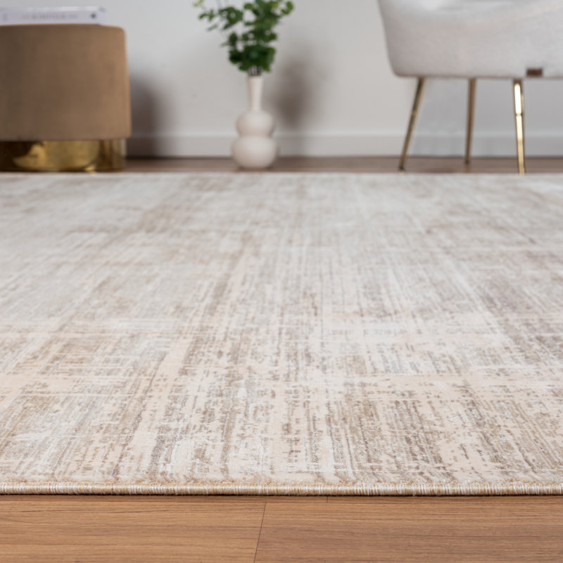 Echo Abstract Area Rug, Rectangle 5' x 7'