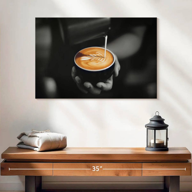 Café au lait Yista Barista, H 26 po x l 39 po