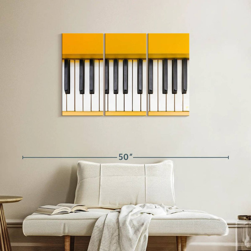 Abarca Bright Piano, 24" H x 38" W