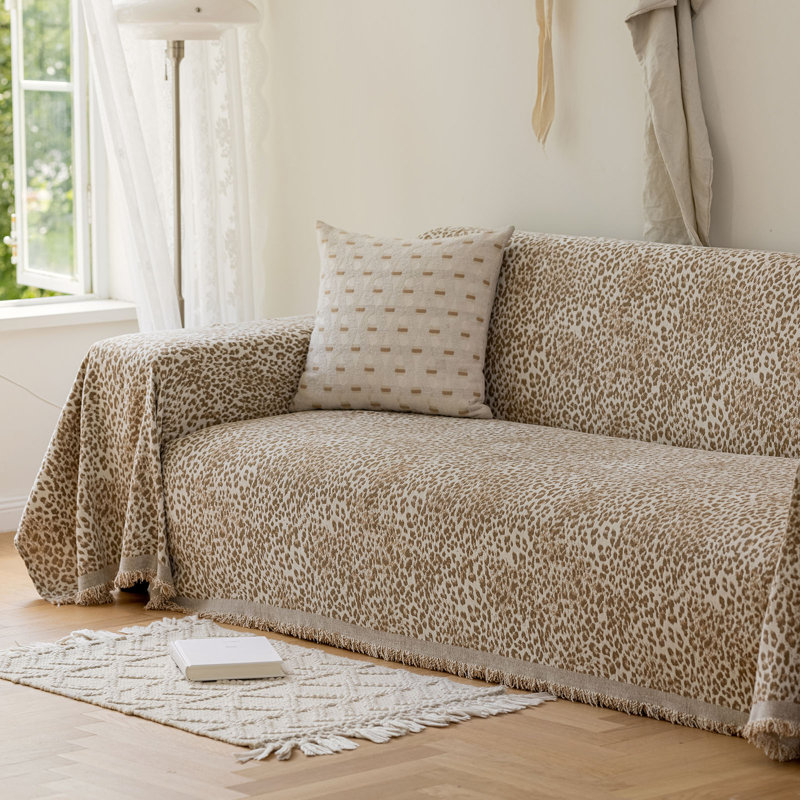 Housse de canapé en chenille Luxury, H 71 po x l 150 po x P 0,1 po, Kaki