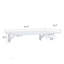 Table pliante murale pour petits espaces, établi pliable, parfaite pour le garage, la salle de lavage et le bureau personnel, 31,5 x 15,8 x 6,5 po