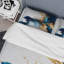 Abstract Geode Gold And Blue Marble I - Abstract Marble Duvet Cover Set-1148940299