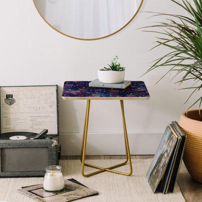 Dorcheer Solid Wood Top End Table
