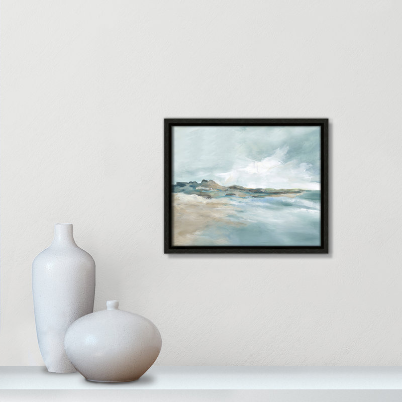 Sandpoint Print by Carol Robinson, 9.5" H x 11.5" W, Espresso