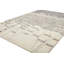 Elmsford Rectangle Abstract Handmade Wool Area Rug in Ivory/Gray-14798376