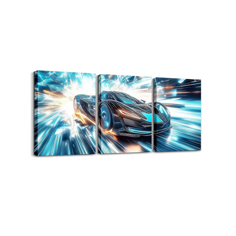 3 Piece Wrapped Canvas Print