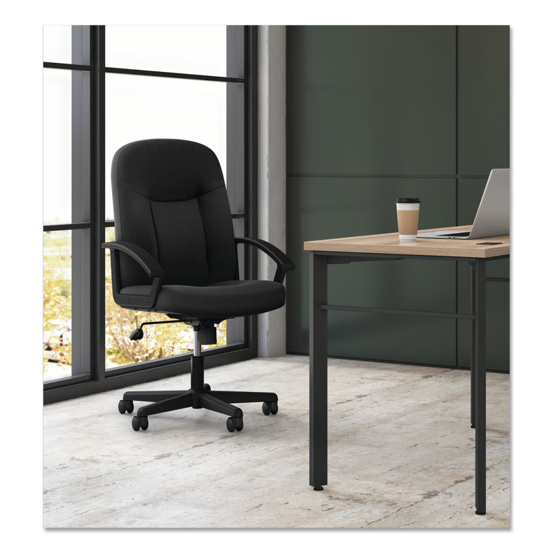 Black High-Back Swivel Executive Office Chair