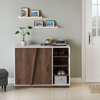 16 Pair Shoe Storage Cabinet