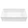 Austen White Fireclay Single Bowl Farmhouse Apron Front Undermount Kitchen Sink with Pfirst Faucet Kit