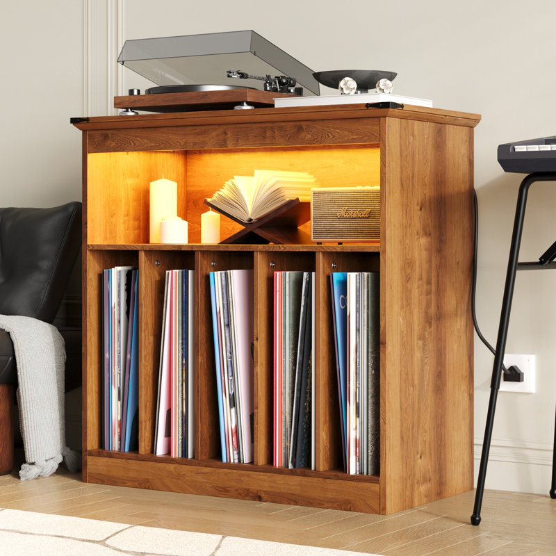 Support pour tourne-disque Farmhouse, Brown