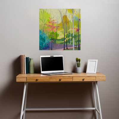 Landscape No. 1 Contemporary Abstract Autumn Landscape Art