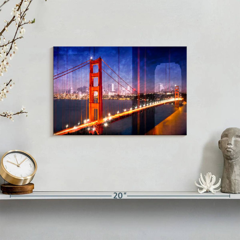 Lilie Golden Gate Bridge Composing, 8" H x 12" W