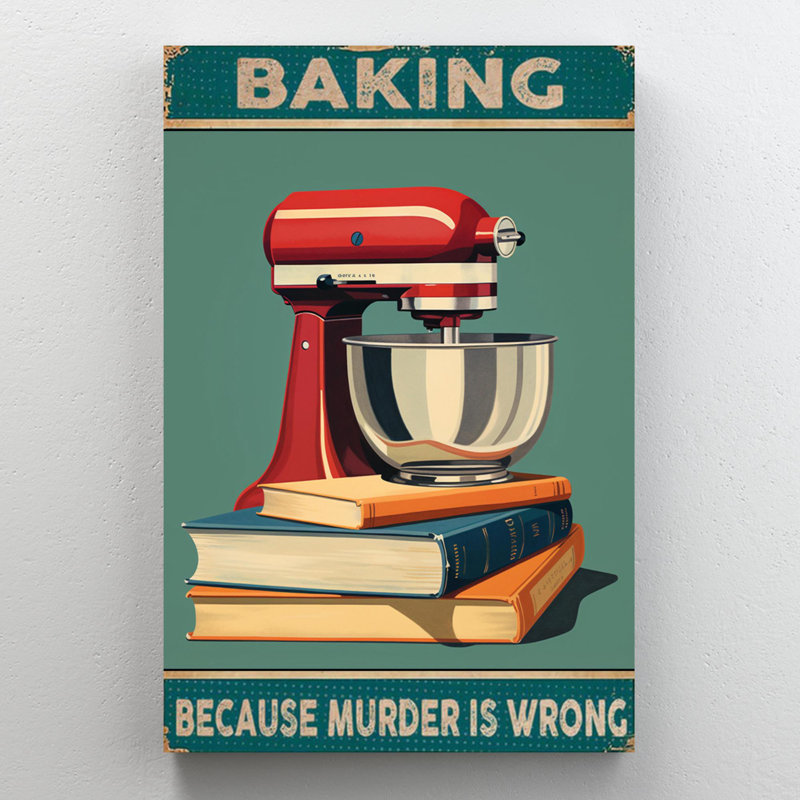 " Baking ", 20" H x 16" W x 1.25" D