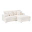 Canapé modulaire Aura avec rangement caché, coussin à ressorts indépendant et mousse viscoélastique-1504803525