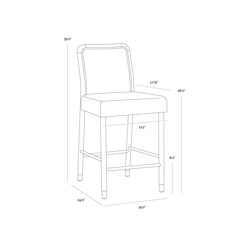 Jeno Counter Stool - Meg Olive