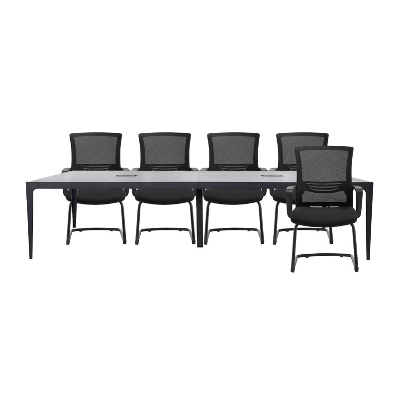 YY-C0122-36 Table de réunion, Noir