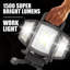 Lampe de travail multi-directionnelle imperméable Bell + Howell Bionic rechargeable 1000 lumens