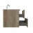 36" Wall Mounted &Rough Oak Bathroom Vanity With Integrated Ceramic Sink With Overflow, Large Storage Floating Bathroom Vanity For Modern Bathroom, Pre-Assembled-1346077486-1346077487