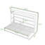 Lit escamotable simple en bois avec tablettes-1388943590