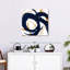 Bleu marine avec coups d'or II-109331078