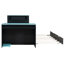 Wood Daybed With Trundle,Desk,LED Light And USB-881347372-881347375
