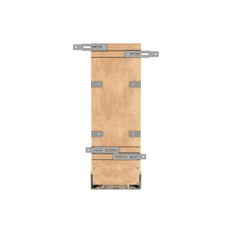Wood Bakeware Pullout Organizer W/ Soft-Close, 7.12" W