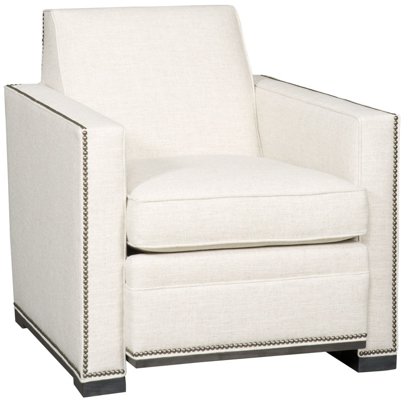 Michael Weiss Garvey Upholstered Armchair, Casa Blanca, Worthy Snow