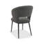 Anjelita UPHOLSTERED DINING CHAIR - BLACK SAND POWDER COATED LEGS (PAIR)-974430460